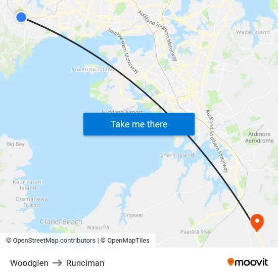 Woodglen to Runciman map