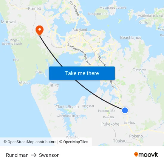 Runciman to Swanson map