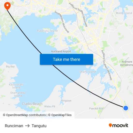 Runciman to Tangutu map
