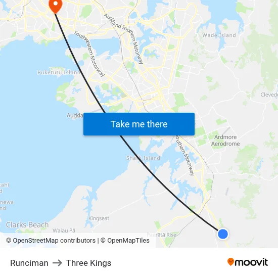 Runciman to Three Kings map