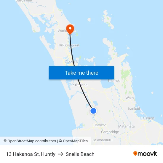 13 Hakanoa St, Huntly to Snells Beach map