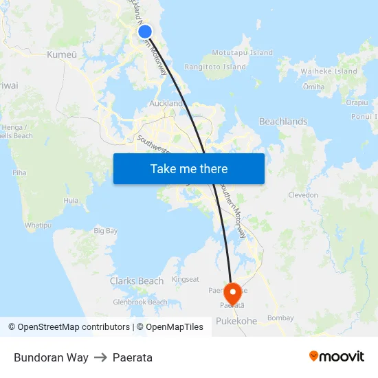 Bundoran Way to Paerata map