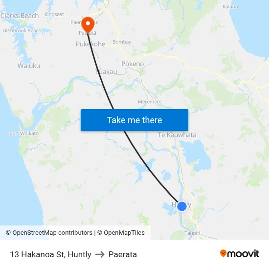 13 Hakanoa St, Huntly to Paerata map