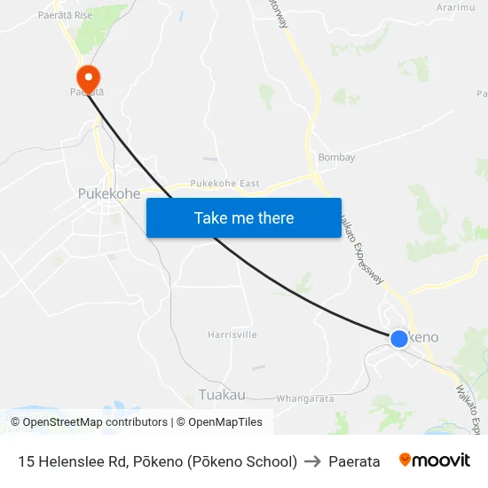 15 Helenslee Rd, Pōkeno (Pōkeno School) to Paerata map