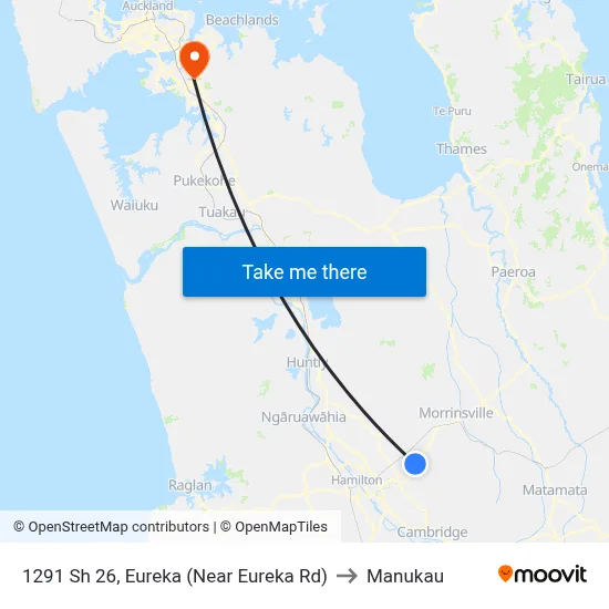 1291 Sh 26, Eureka (Near Eureka Rd) to Manukau map