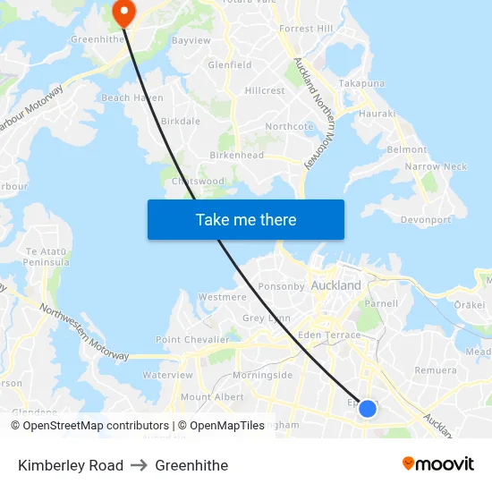 Kimberley Road to Greenhithe map