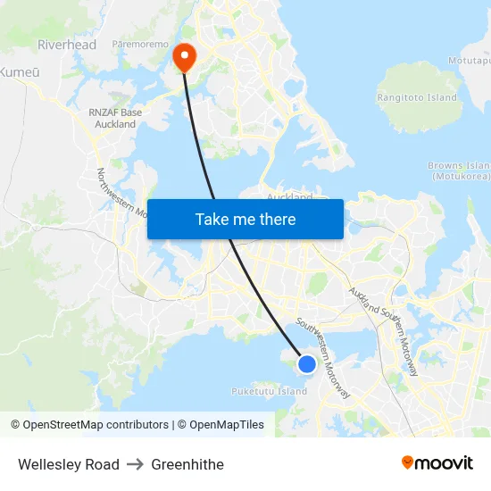 Wellesley Road to Greenhithe map