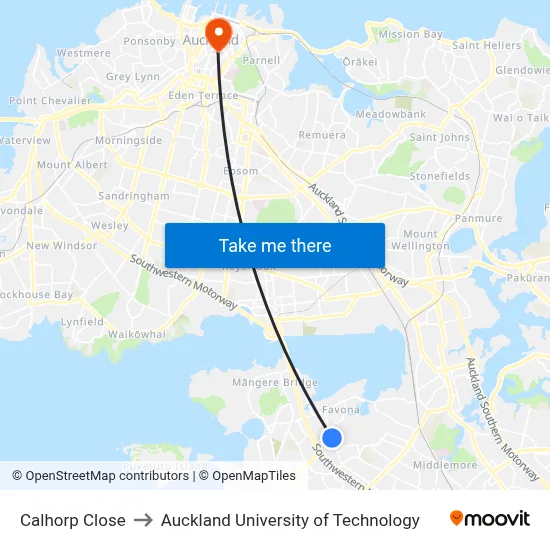 Calhorp Close to Auckland University of Technology map