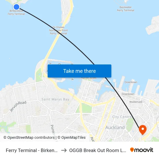 Ferry Terminal - Birkenhead to OGGB Break Out Room Level3 map