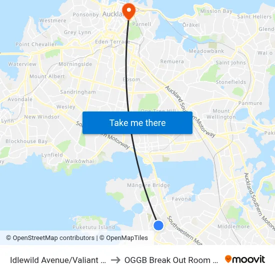 Idlewild Avenue/Valiant Street to OGGB Break Out Room Level3 map