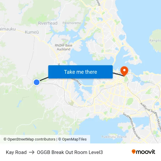 Kay Road to OGGB Break Out Room Level3 map
