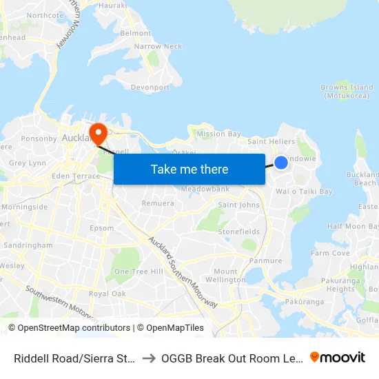 Riddell Road/Sierra Street to OGGB Break Out Room Level3 map