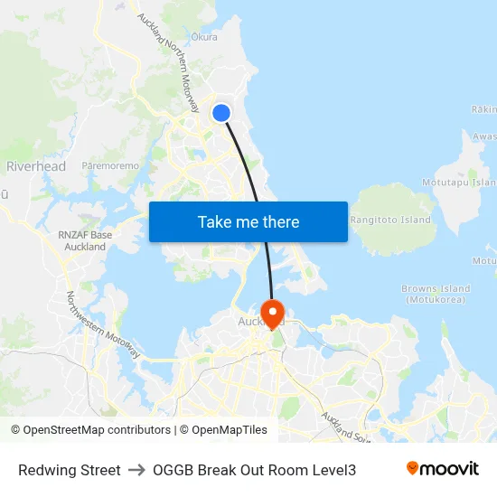 Redwing Street to OGGB Break Out Room Level3 map