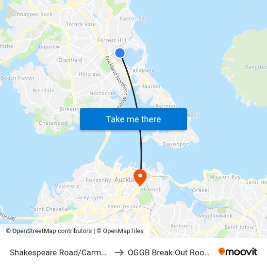 Shakespeare Road/Carmel College to OGGB Break Out Room Level3 map