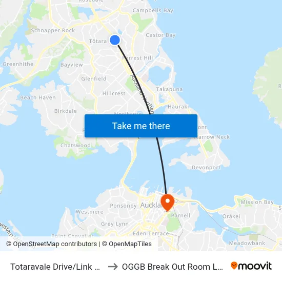 Totaravale Drive/Link Drive to OGGB Break Out Room Level3 map
