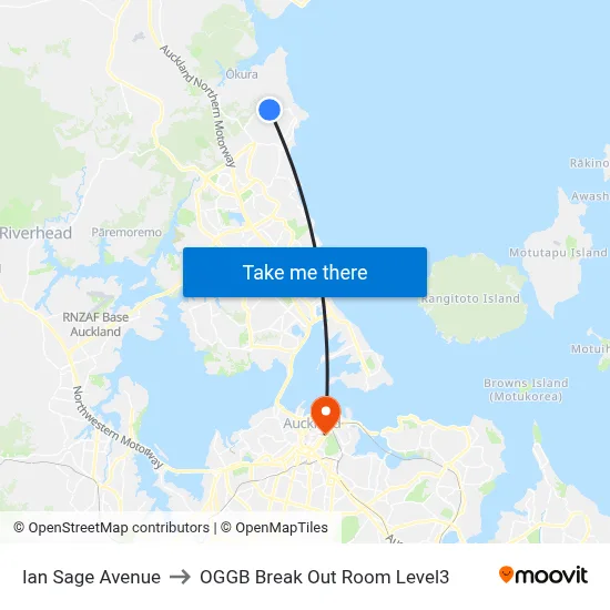 Ian Sage Avenue to OGGB Break Out Room Level3 map