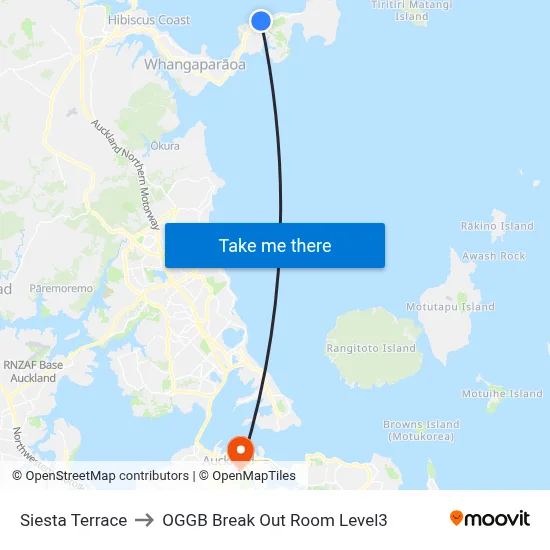 Siesta Terrace to OGGB Break Out Room Level3 map