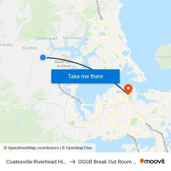 Coatesville-Riverhead Highway to OGGB Break Out Room Level3 map
