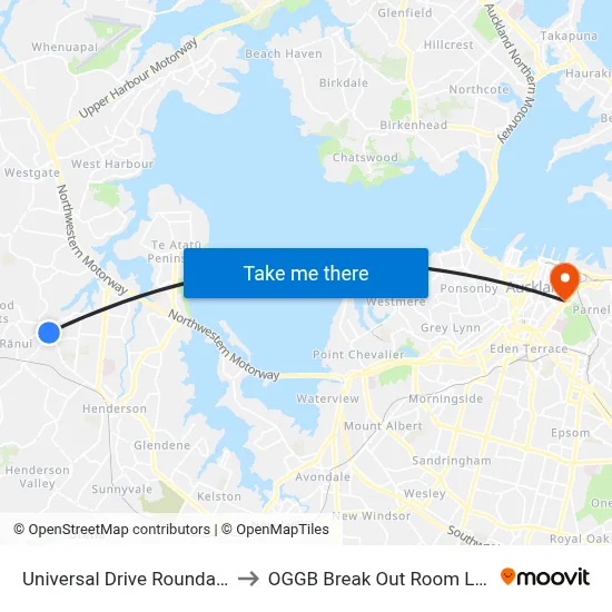 Universal Drive Roundabout to OGGB Break Out Room Level3 map
