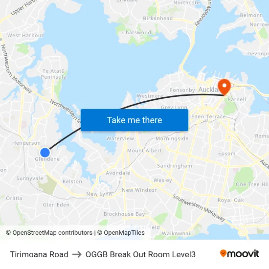 Tirimoana Road to OGGB Break Out Room Level3 map