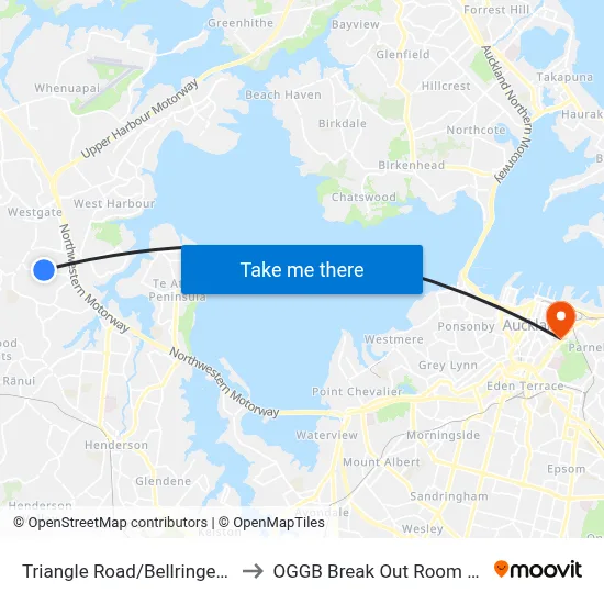 Triangle Road/Bellringer Road to OGGB Break Out Room Level3 map
