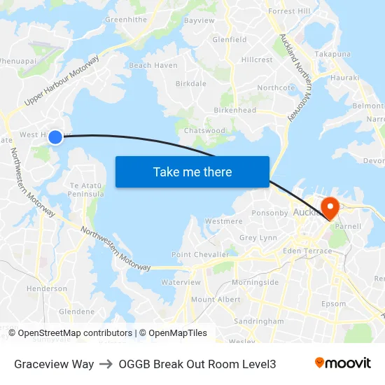 Graceview Way to OGGB Break Out Room Level3 map