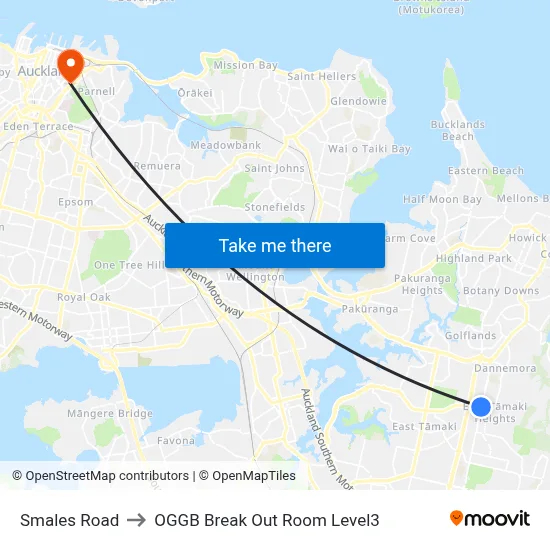 Smales Road to OGGB Break Out Room Level3 map
