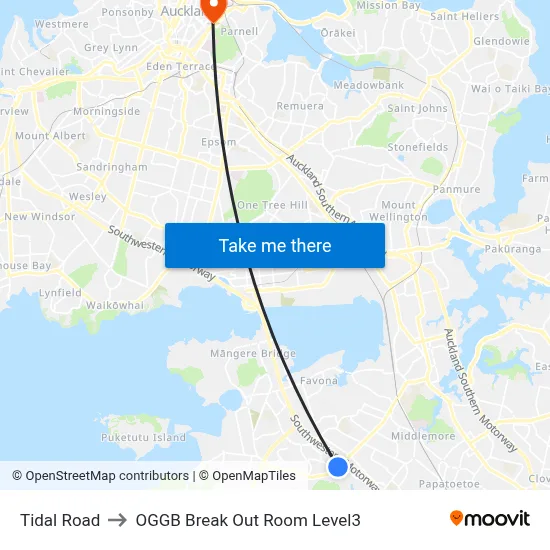 Tidal Road to OGGB Break Out Room Level3 map