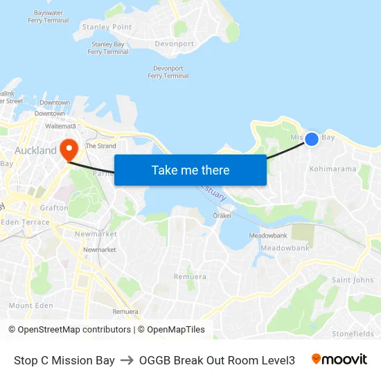 Stop C Mission Bay to OGGB Break Out Room Level3 map