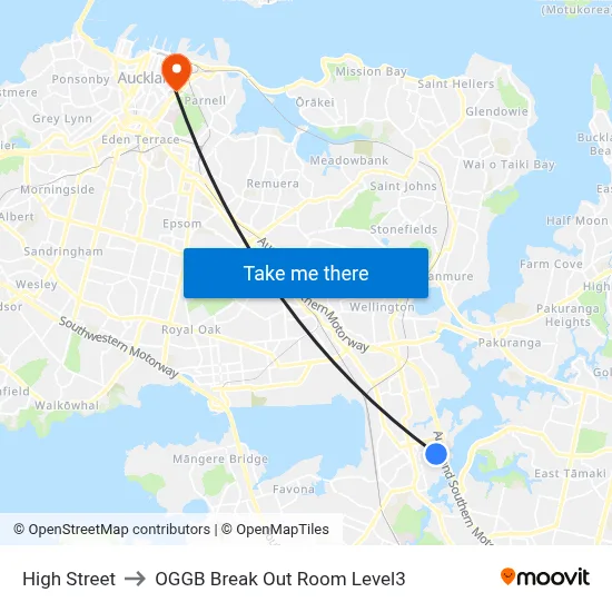 High Street to OGGB Break Out Room Level3 map