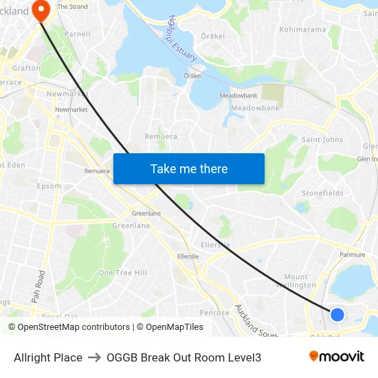 Allright Place to OGGB Break Out Room Level3 map
