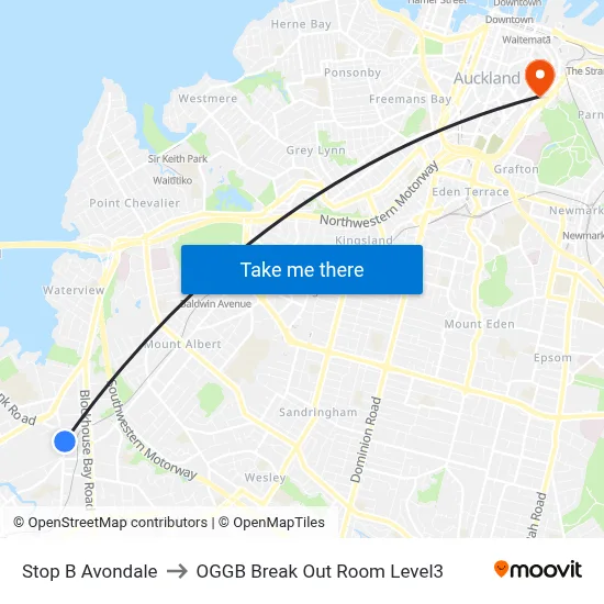 Stop B Avondale to OGGB Break Out Room Level3 map