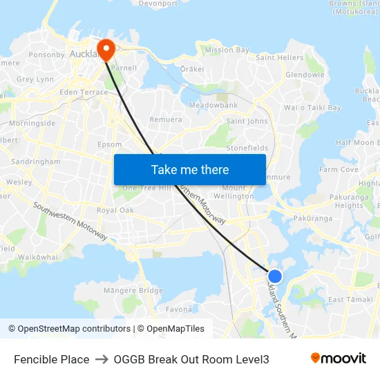 Fencible Place to OGGB Break Out Room Level3 map
