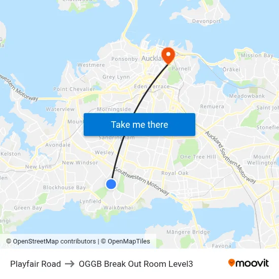 Playfair Road to OGGB Break Out Room Level3 map