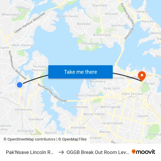 Pak'Nsave Lincoln Road to OGGB Break Out Room Level3 map
