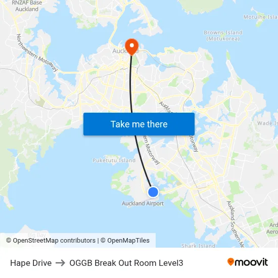 Hape Drive to OGGB Break Out Room Level3 map
