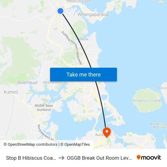 Stop B Hibiscus Coast to OGGB Break Out Room Level3 map