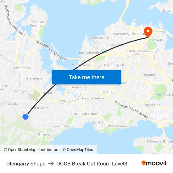 Glengarry Shops to OGGB Break Out Room Level3 map