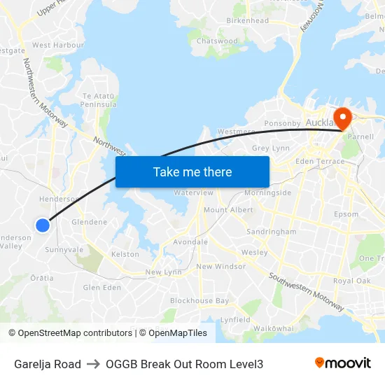 Garelja Road to OGGB Break Out Room Level3 map