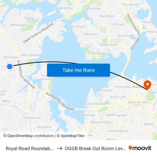 Royal Road Roundabout to OGGB Break Out Room Level3 map