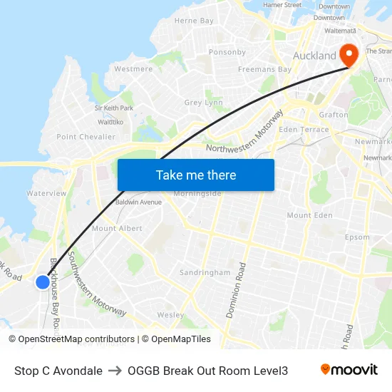 Stop C Avondale to OGGB Break Out Room Level3 map