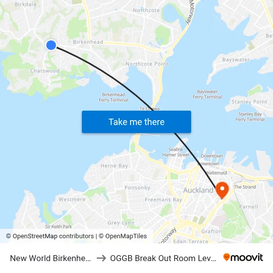 New World Birkenhead to OGGB Break Out Room Level3 map