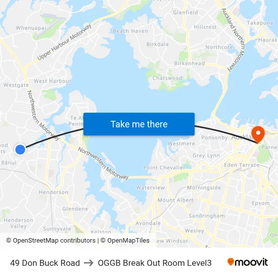 49 Don Buck Road to OGGB Break Out Room Level3 map
