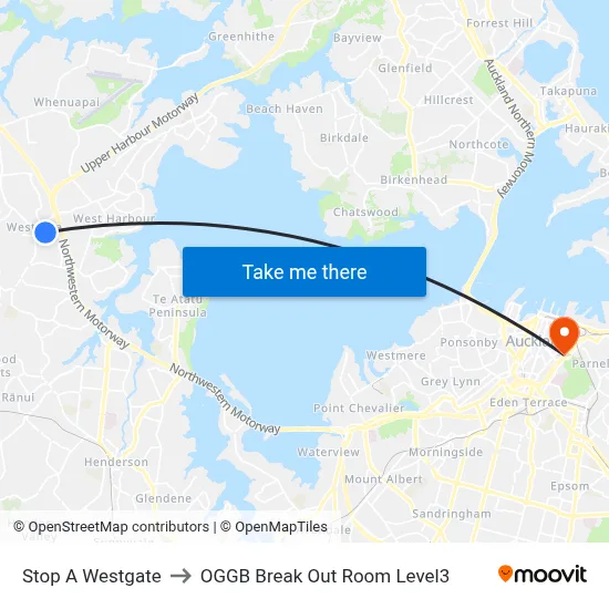 Stop A Westgate to OGGB Break Out Room Level3 map