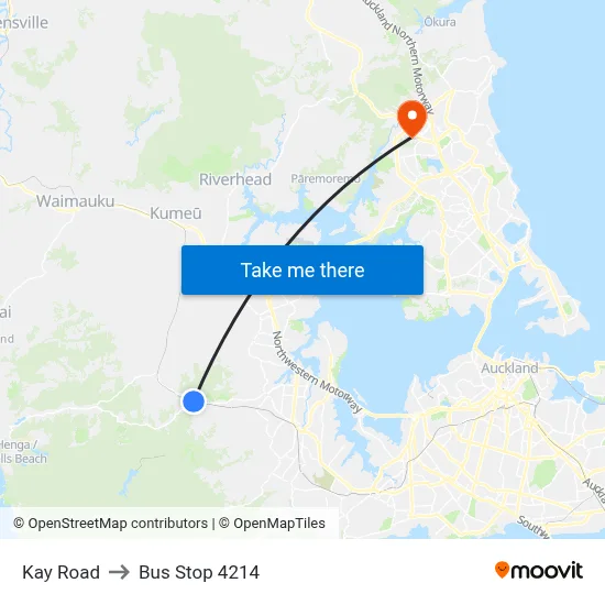 Kay Road to Bus Stop 4214 map