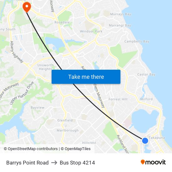 Barrys Point Road to Bus Stop 4214 map