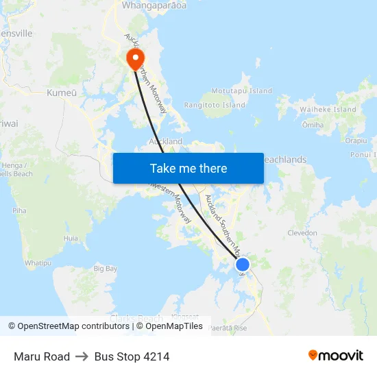 Maru Road to Bus Stop 4214 map