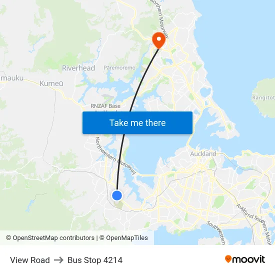 View Road to Bus Stop 4214 map