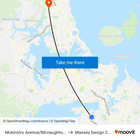 Mckinstry Avenue/Mcnaughton Avenue to Massey Design Campus map