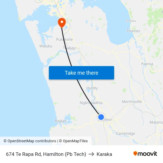 674 Te Rapa Rd, Hamilton (Pb Tech) to Karaka map